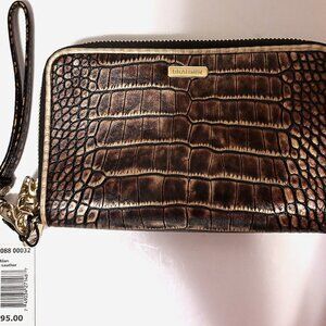 Brahmin Zora Brown Milan Wristlet